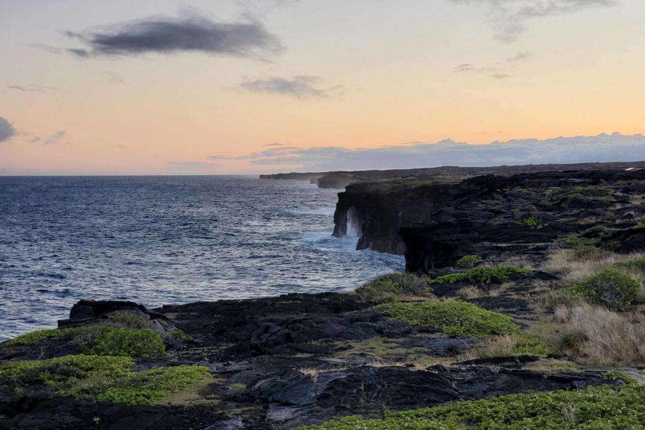 The Aloha Green House Retreat With Ocean Views! Naalehu Kültér fotó